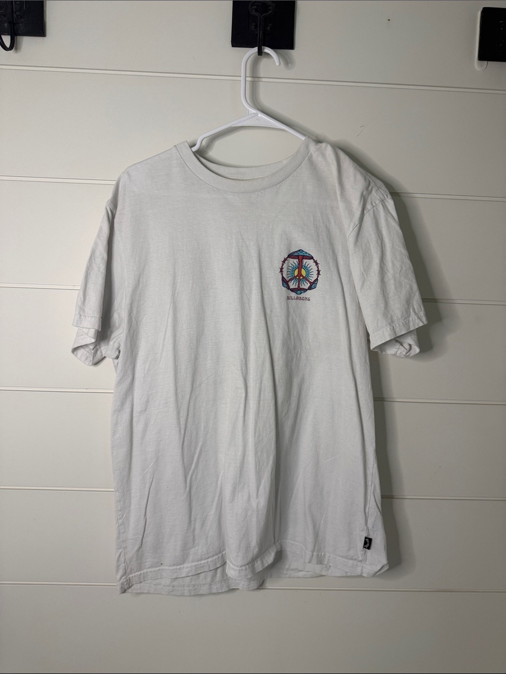 White/Colorful Billabong Tee